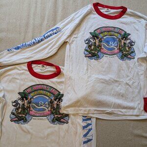 Rare Vintage 1984 New Orleans World's Fair Louisiana Exposition XL Ringer Tee